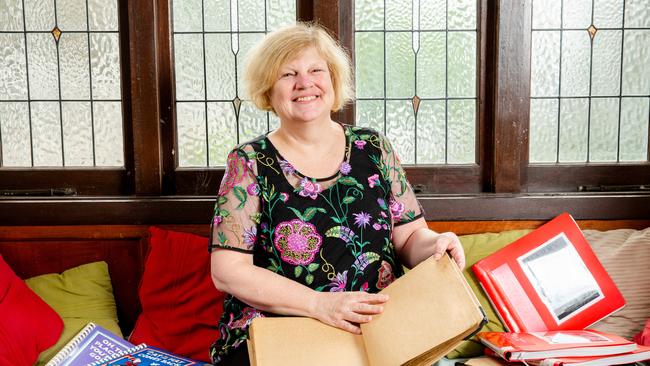 General manager of Braille House in Annerley, Sally Balwin. Picture: AAP/Richard Walker