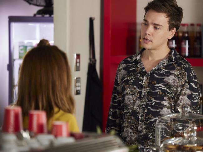 Former Home and Away actor Lukas Radovich in episodes of the TV soap.