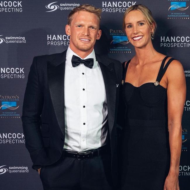 Emma McKeon is currently dating actor and swimmer Cody Simpson. Picture: Instagram @emmamckeon