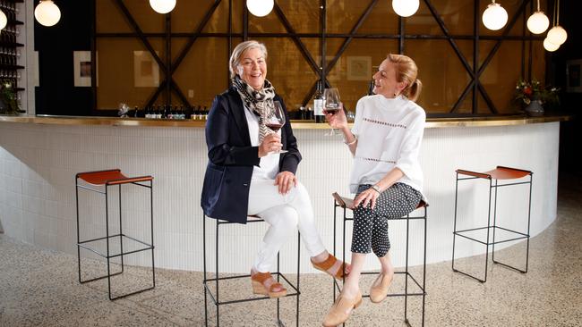 Ang and Bec Tolley at their new McLaren Vale cellar door Penley Estate. Photo: Matt Turner