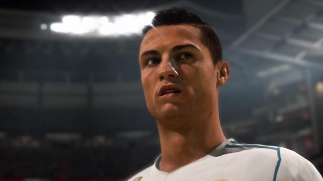 Cristiano Ronaldo on FIFA 18.