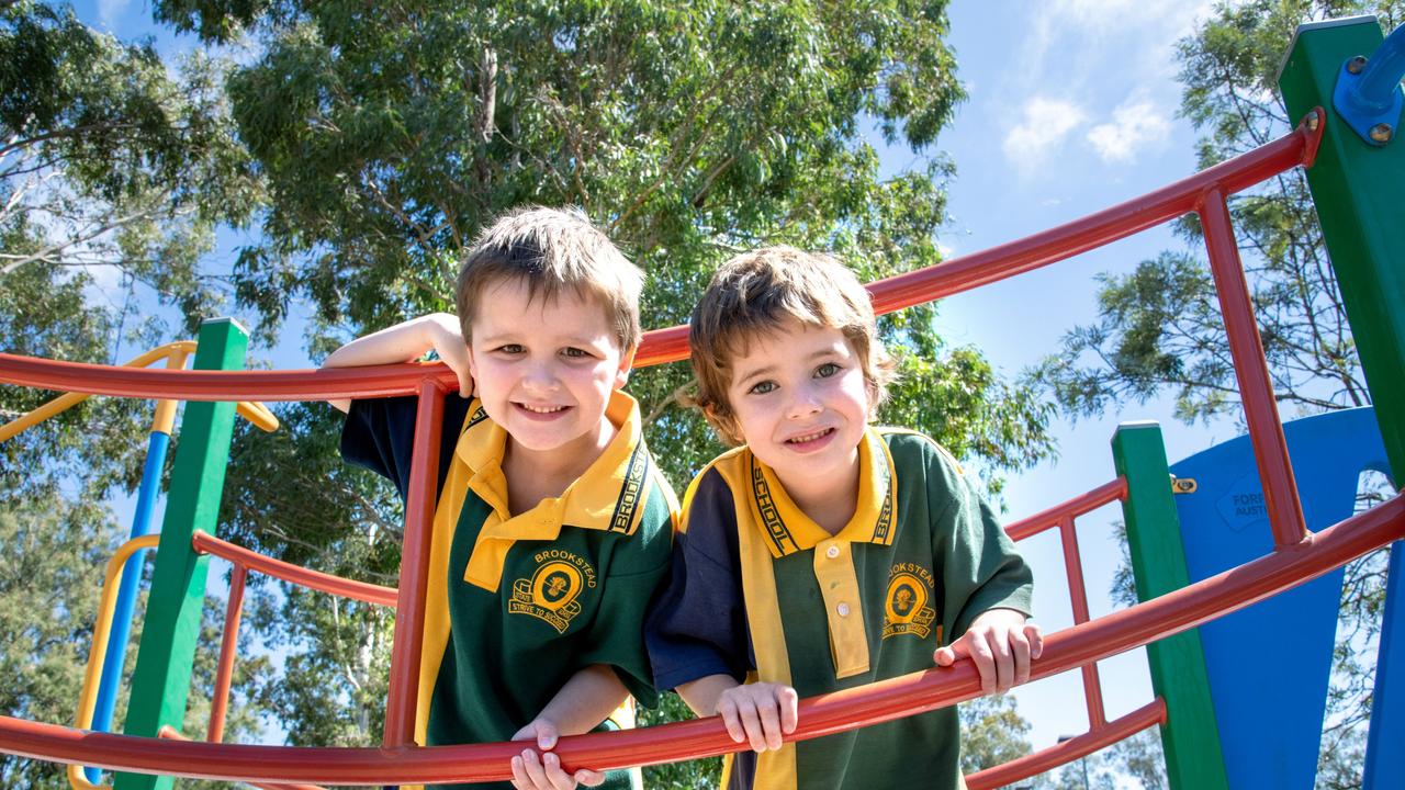 My First Year 2022: Brookstead State School. Prep students, Jackson Keeley (left) and RJ Dieckmann. March 2022 Picture: Bev Lacey