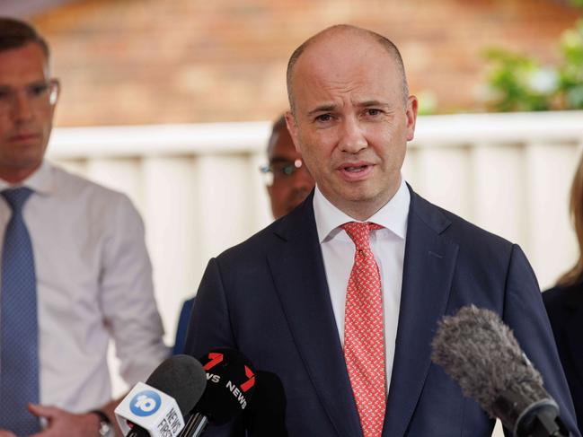 Outgoing NSW Treasurer Matt Kean has revealed he has no plans to run for the position of Liberal Party Leader. Picture: David Swift