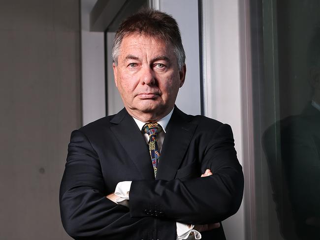 Portrait of Honourable Justice Walter Sofronoff after his swearing in as President of the Court of Appeal today in Brisbane. Pictures: Jack Tran