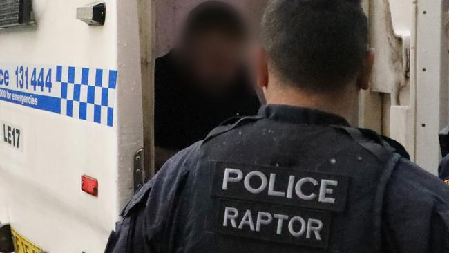 Supplied images of Strike Force Culti raids and arrests. Picture: NSW Police