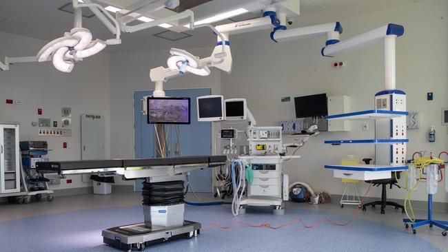 One of the new operating theatres. Picture: LUKE BOWDEN