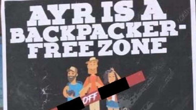 Backpackers from across Australia express frustration over explicit poster  | Townsville Bulletin