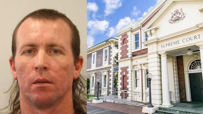 Waverly man Kerry Lee Whiting, 46, who pleaded not guilty to an alleged double stabbing, appeared at the Launceston Supreme Court. Picture: Patrick Gee