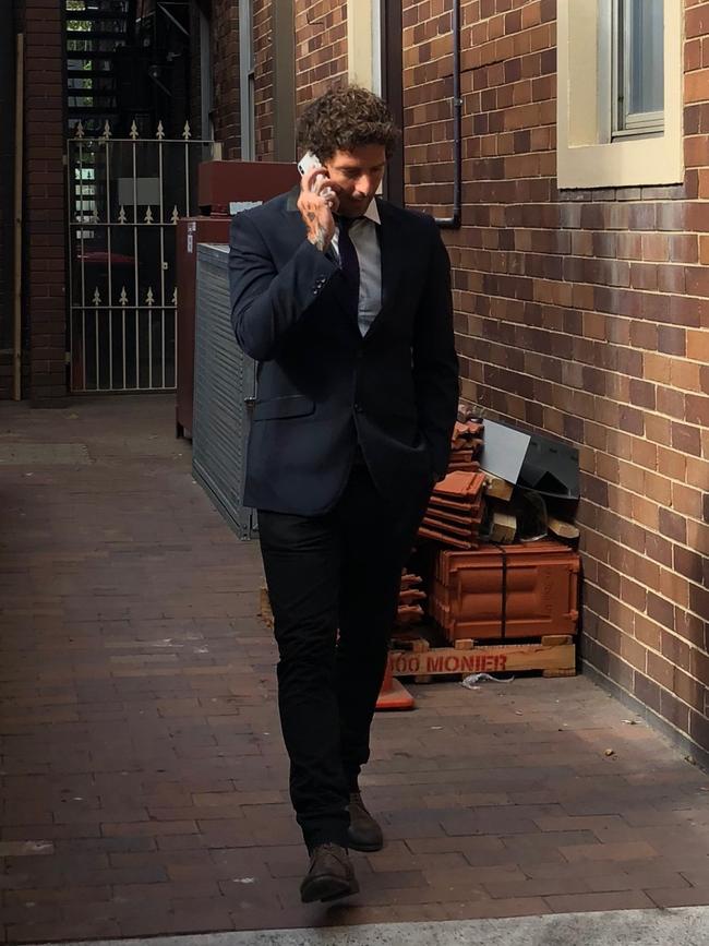 Alberto D'Agostino outside Manly Local Court. Picture: Jim O’Rourke.