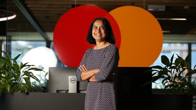 President, Data &amp; Services, MasterCard, Raj Seshadri, at Mastercard Head Office, Sydney. Jane Dempster/The Australian.