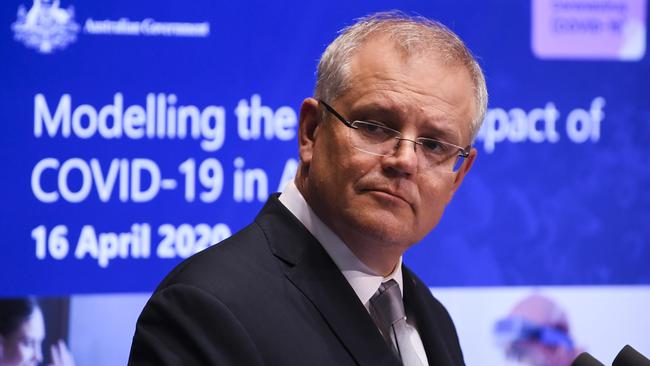 Prime Minister Scott Morrison has been urged to seize the opportunities that arise from rebuilding the economy. Picture: AAP