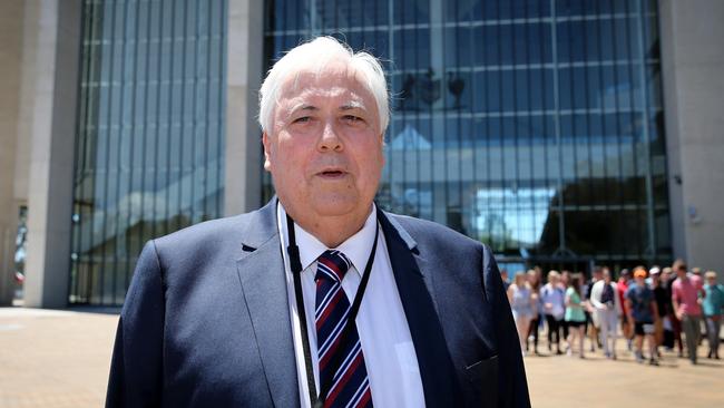 Clive Palmer’s companies were criticised by a judge for delaying a court case. Picture: Ray Strange