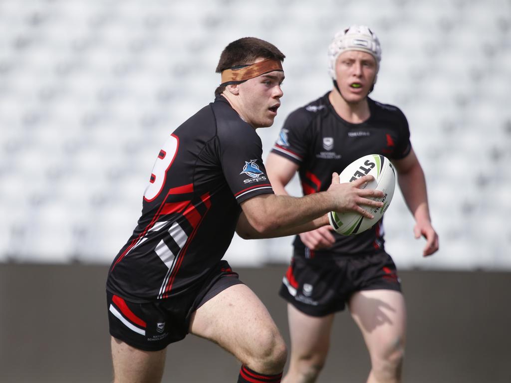 Thomas Dellow hits it up for Endeavour Sports High. Picture: Warren Gannon Photography