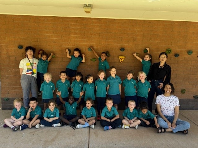 28/08/2024 - First Year of School at Larapinta Primary School!(Back row) Tara Finlay (Teacher) Harmony Swan, Millie Wilkerson, Arden Smith, Ivy Thorp, Teresa Wang (Classroom Support)Middle Row: Ayla Griffiths, JB Bacon, Sami Gyanwaly, Isha Khanal, Maddison Pye, Skylar Stuart, Indi Falzon, Layla LingBottom Row: Valley Lowe, Yogen Moktan, Hayes Bussey, Matthew Diamond Yonna, Sierra Tomlins, Peter Wilson, Jesse Jericho, Hughon Tuau-Karini, Tamara Matthews (Teacher) Picture: Megan Nertney