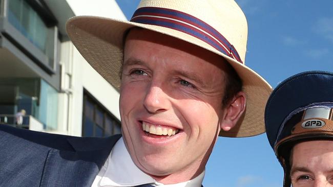 Trainer Ed O’Rourke snared his first Brisbane metro winner with Windermere at Doomben. Picture: Jono Searle