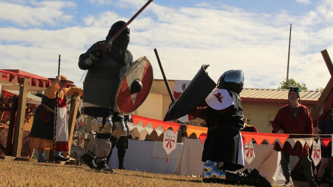 BUNDY SHOW 2021: Medieval battle draws a crowd at the Bundaberg Show.