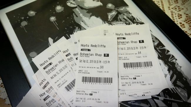 The ticket stubs. Pic Jamie Hanson