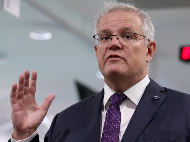 ‘I can only refer you to what they (China) have said they’re not doing,’ Scott Morrison said on Thursday. Picture: NCA NewsWire / Dylan Coker