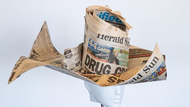 Lillian Frank’s Herald Sun hat. Picture: Jason Edwards