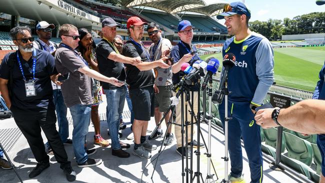 Australian wicketkeeper Alex Carey plays a straight bat to criticism of the team this week Picture: Getty Images