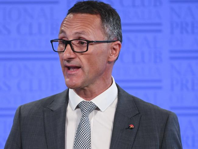 Richard Di Natale and the Greens’ are taking a high-risk approach to drugs. Picture: AAP