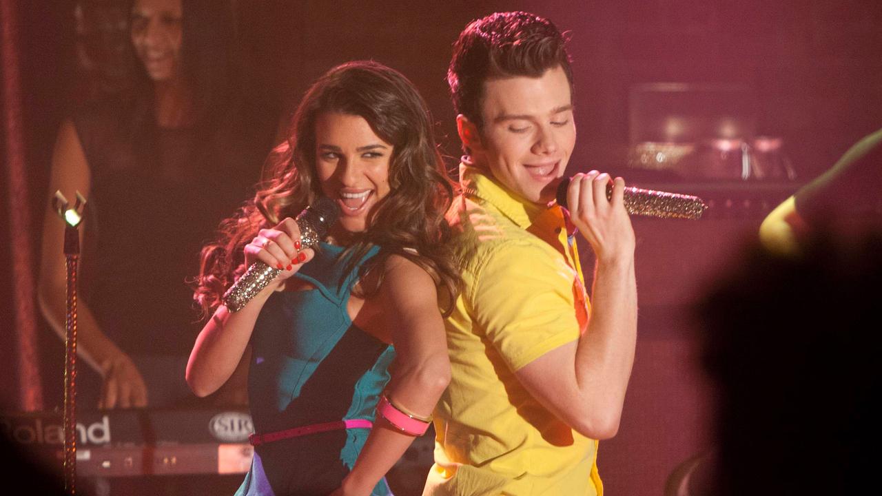 Rachel (Lea Michele) and Kurt (Chris Colfer) in an episode of Glee. Picture: Channel 10