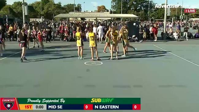 REPLAY: SA Country Netball Championships - Mid South East vs North Eastern (U17's Div1A) - Court 5