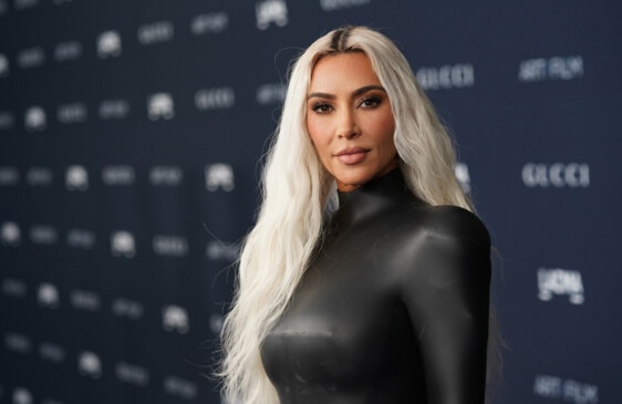 Kim Kardashian Sizzles In Snakeskin In Paris