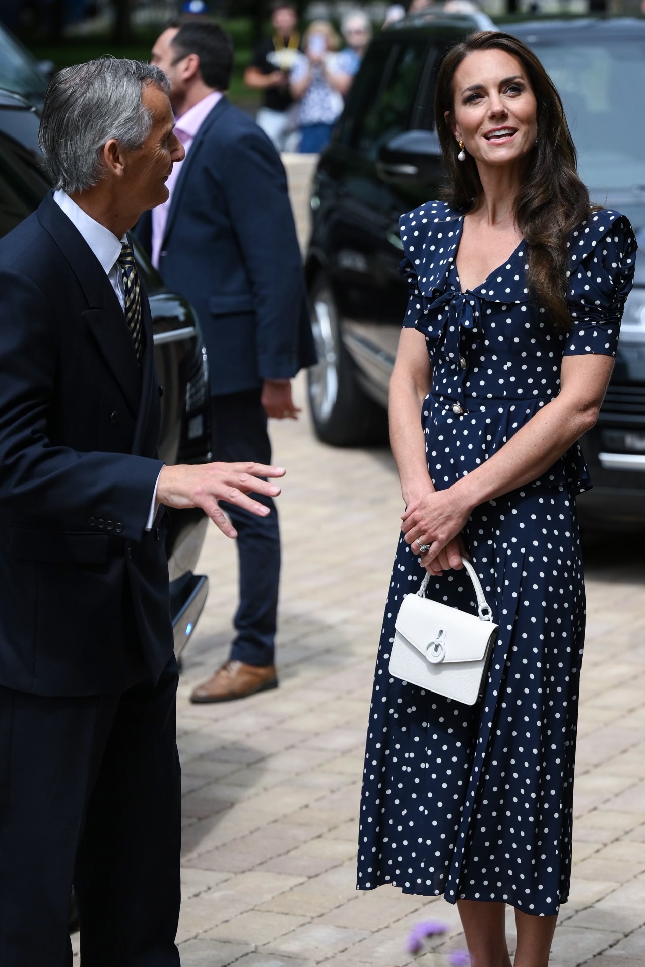 <p>Kate wears Alessandra Rich on June 27, 2023.</p>