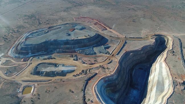 The Tarcoola open pit gold mine. Picture: Supplied
