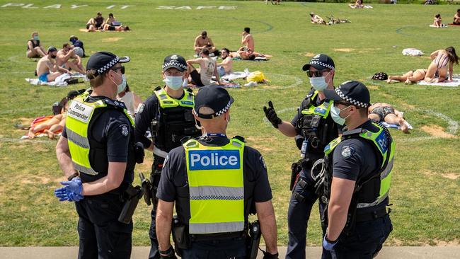 Police Association secretary Wayne Gatt said Victoria police had been “asked to do a thankless job by the government and they did that”. Picture: Getty