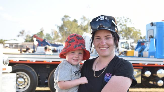 Montana and Hunter Ward at the Gatton Showgrounds on Saturday morning, September 30 for the 2023 Lights On The Hill memorial event.