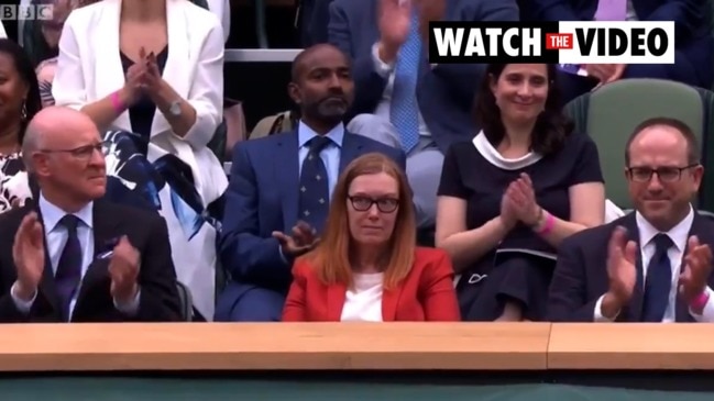 Heartwarming scenes on the opening day of Wimbledon (BBC)