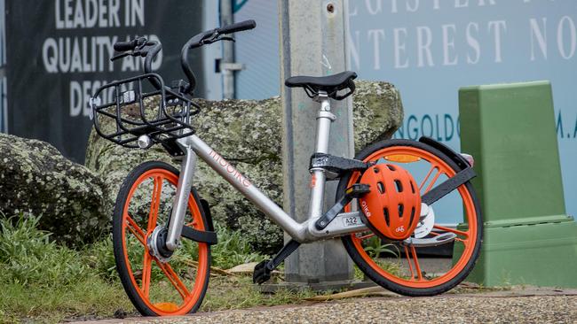 The bikeshare program is a new addition to the city. Picture: Jerad Williams