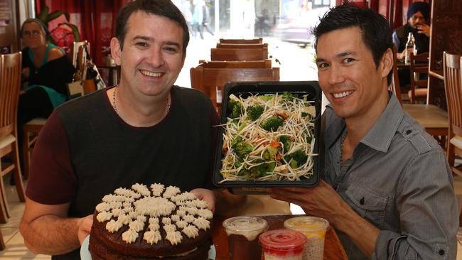 Govindas Surfers Paradise’s Zardi Manning and Chris Kruize.