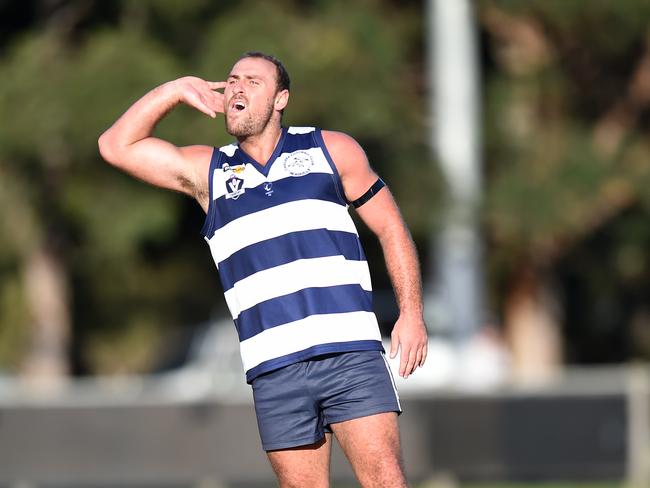 Chelsea forward Curtis Bywater had his number taken by two umpires in a practice match against Bonbeach on Saturday.