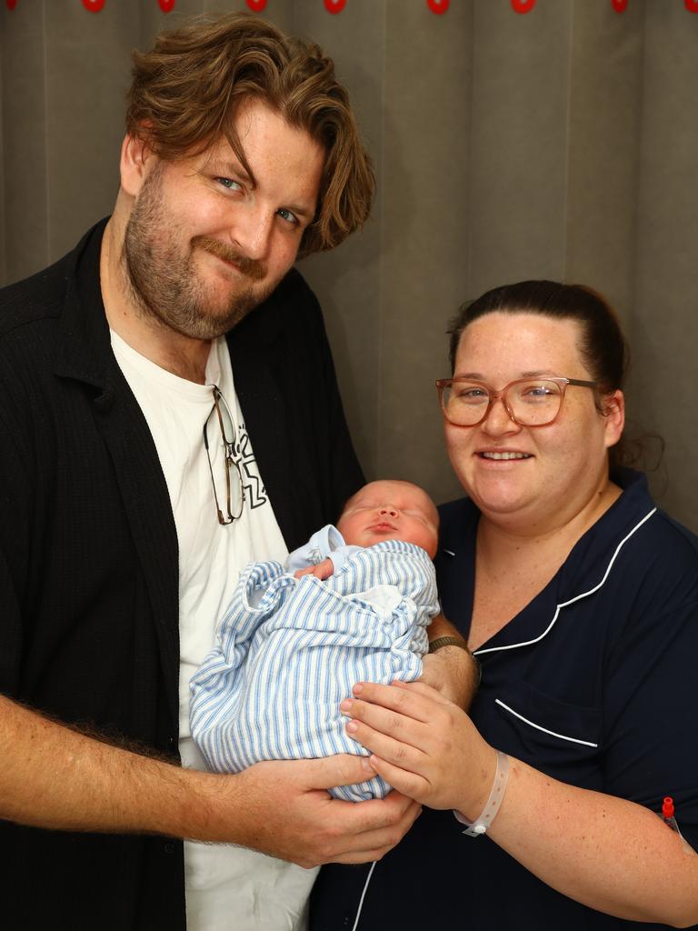 Theodore Lindsey James Blair. Parents Kascha and Ian Blair of Colac. Born April 3 2025 weighing 4000g. Picture: Alison Wynd