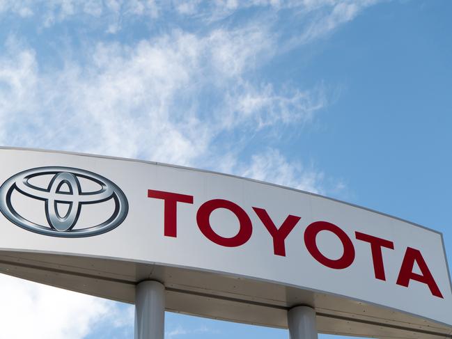 A Toyota memo reportedly told employees that it will move away from associating with woke policies. (Photo by Tomohiro Ohsumi/Getty Images)