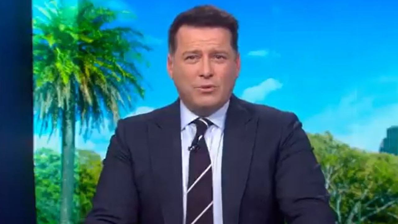 Host Karl Stefanovic said he was ‘confused’ by the doctor’s advice. Picture: 9 News