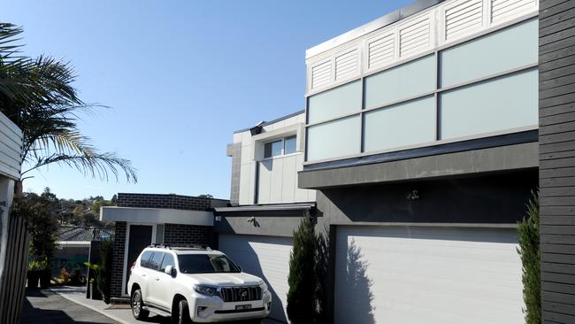 The two-storey house allegedly has multiple defects. Picture: Andrew Henshaw