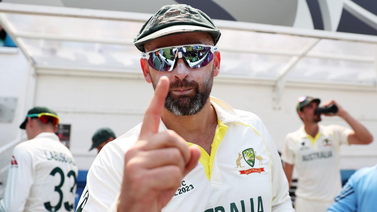 Nathan Lyon of Australia. Photo by Ryan Pierse/Getty Images