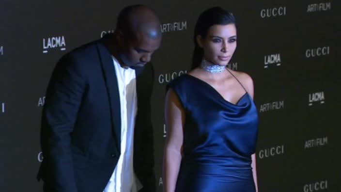 Kim Kardashian shows some skin at LACMA Art and Film Gala