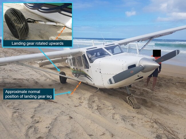 Two separate right main landing gear failures involving the same Gippsland Aeronautics GA8 Airvan during beach landings on the island happened on August 24, 2019, and October 31, 2019.