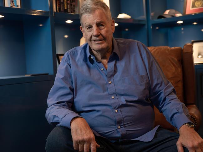 Wentworth Courier-AAPDavid Leckie, former  Chief Executive Officer of the Seven Media Group, poses for a portrait at his home at 87 Holdsworth Street, Woollahra on 11.04.2019(AAP/Flavio Brancaleone)