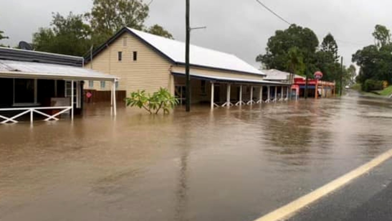 Flooding at Woolooga. Picture: Deb Frecklington