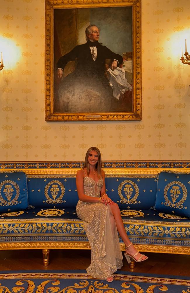 Kai Trump at the inauguration of her grandfather, Donald Trump. Picture: Instagram