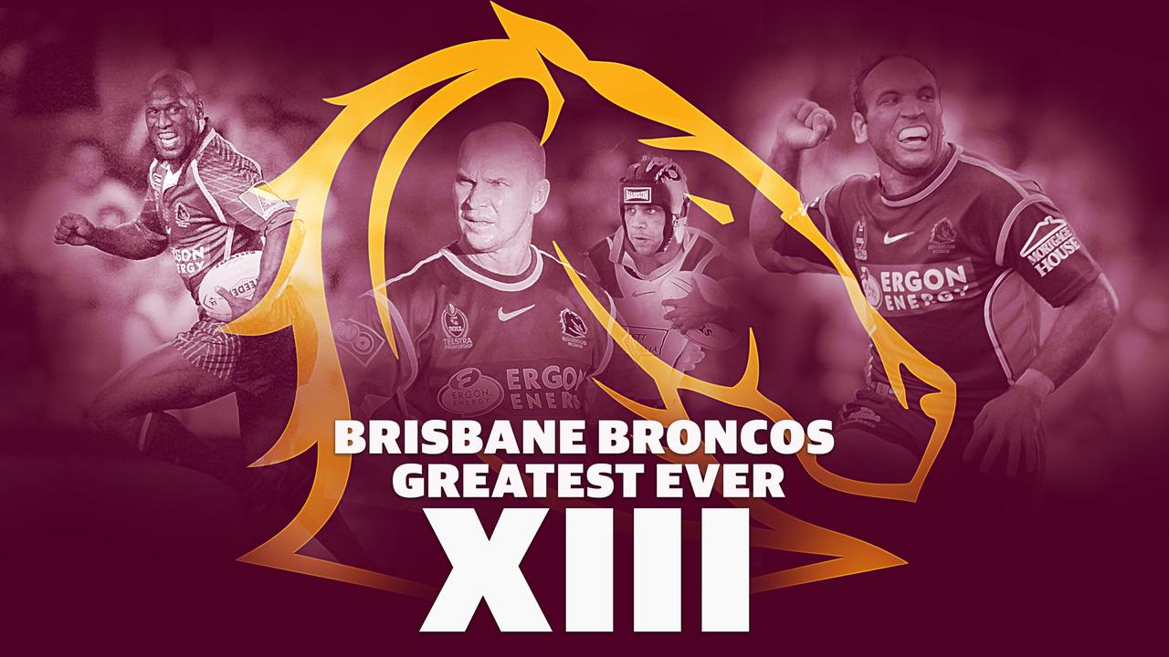 Best Brisbane Broncos starting team of all time revealed