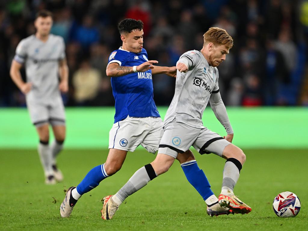 Alex Robertson (left) hasn’t made himself available for Socceroos selection. Picture: Dan Mullan/Getty Images