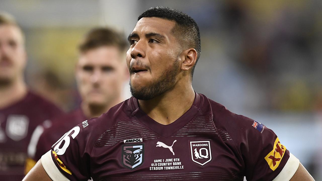 Fotuaika played in his second Origin game on Wednesday night. (Photo by Ian Hitchcock/Getty Images)