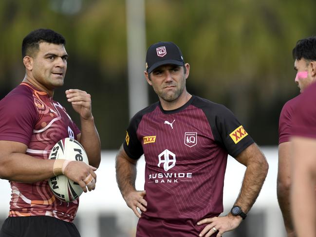 2023 QLD Maroons Training 06th July – Cameron Smith. Photo: Scott Davis/NRL Imagery.